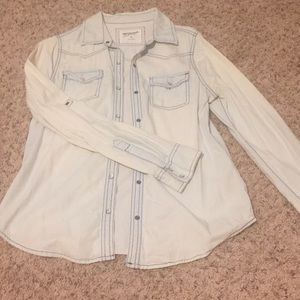 Denim button up shirt